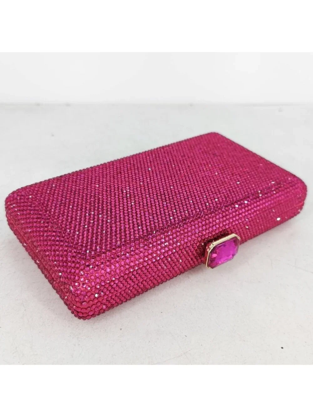 Elegant Crystal Evening Clutch Bag for Women | Rhinestone Bridal Purse, Mini Box